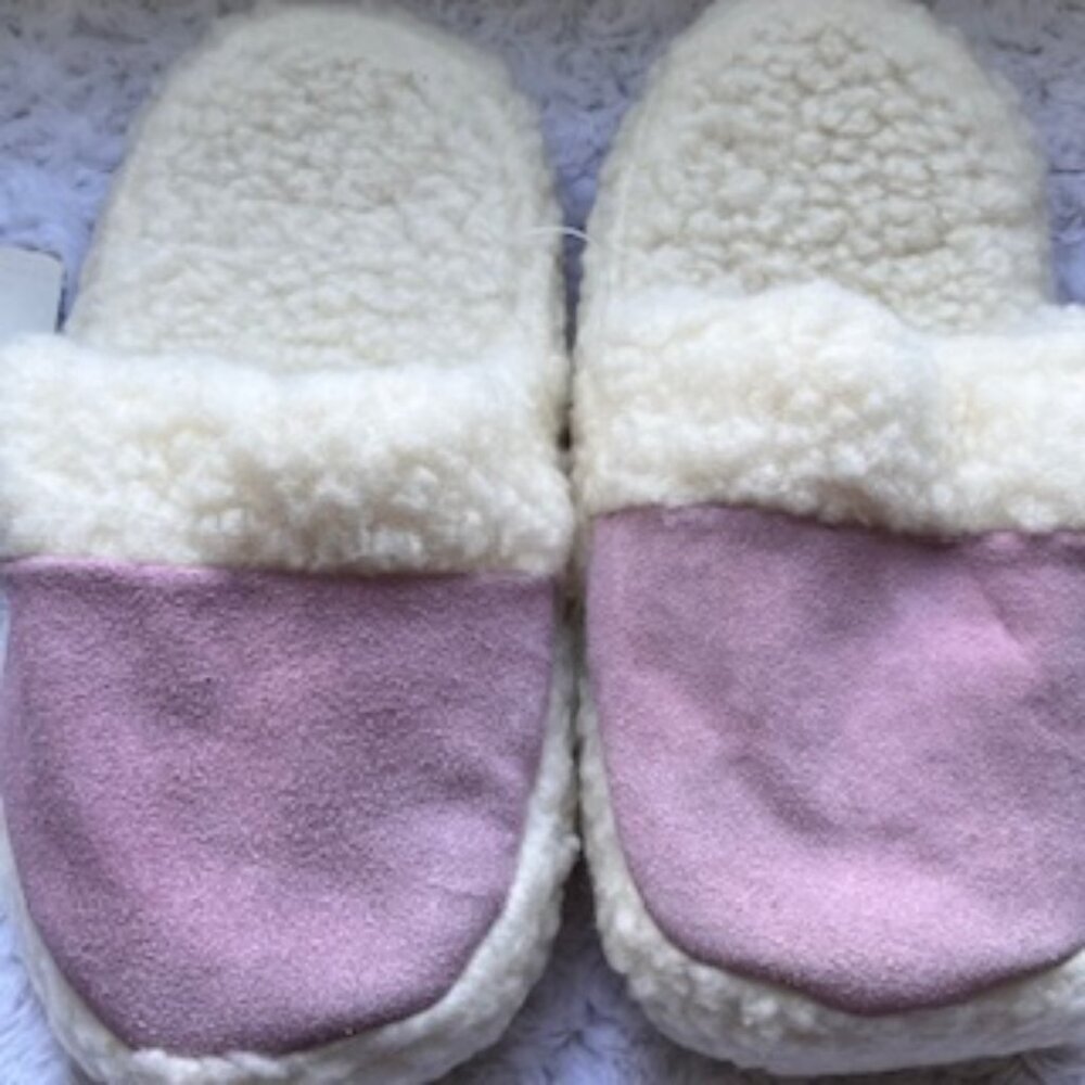 NEW Vintage Authentic Mountain Country Purple Slippers Women’s Size 7 NWT - Picture 3 of 7